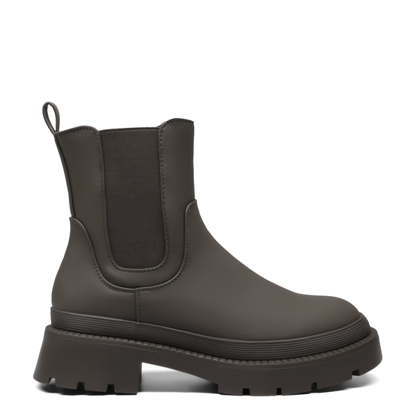 Chelsea Platform Booties - DARK GREEN - 2